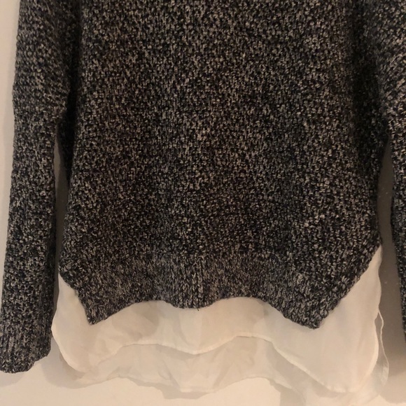 Casual Long Sleeve Sweater with shirt-tails - Picture 4 of 6